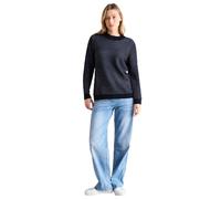 Cecil Women's B303137 Two-Tone Textured Jumper, Universal Blue, S