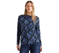 Cecil Women's B322608 Printed Shirt, Universal Blue, L