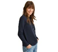Cecil Women's B322773 Shirt with Wording, Universal Blue, L