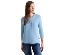Cecil Women's B322774 Short Structured Shirt, Fresh Light Blue, L