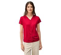 Cecil Women's B323070 T-Shirt with Decorative Stitching, Glazed Apple Red, M