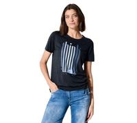 Cecil Women's B323117 T-Shirt, Universal Blue, S