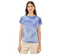 Cecil Women's B323533 Ombre Burn-Out T-Shirt, Urban Navy Blue, L