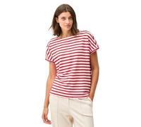 Cecil Women's B323558 Striped Textured Shirt, Glazed Apple Red, S