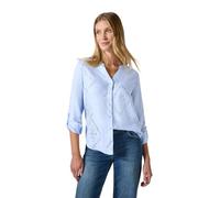 Cecil Women's B345135 Blouse with foil Print, Whisper Blue Melange, XL