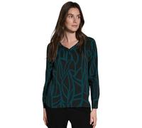 Cecil Women's B345247 Printed Blouse, Black, M