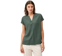 Cecil Women's B345612 Blouse Shirt in Plain Colour, Balmy Khaki, L
