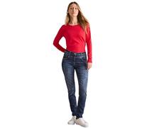 Cecil Women's B378663 Jeans in Casual fit, Dark Blue Wash, 29W x 32L