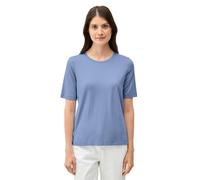 Cecil Women's Basic Crew Neck T-Shirt, Deep Pastel Blue, M