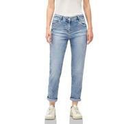 Cecil Women's B379407 Jeans with Turn-up Detail, Light Blue (Light Blue wash), 27W x 28L