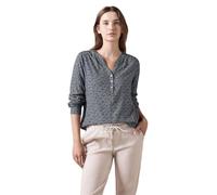 Cecil Women's Printed Blouse, Deep Petrol, XS