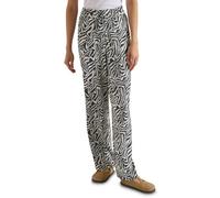 Cecil Women's Straight Leg Trousers with Zebra Print 3717272, Palm Breeze Green, L / 32L