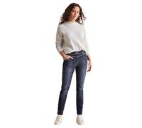Cecil Women's Style Toronto 1-knopf 49 Slim fit Jeans, Dark Blue Wash, 27W x 30L
