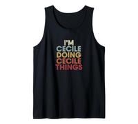 Cecile Name Cecile Personalized Name First Given Tank Top