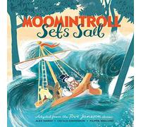 Cecilia Davidsson Moomintroll Sets Sail Hardback Book in White Cecilia Davidsson White