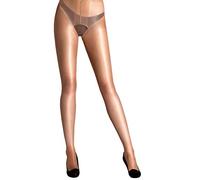 Cecilia de Rafael Women's Vidrio A Tights, 15 DEN, Black/White, L