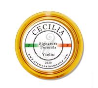 CECILIA ‘Signature formula’ Rosin for Violin, Rosin Specially Formulated Violin Rosin for Violin Bows (New ‘Liquid Form Blending Method’) (MINI (Half Cake))