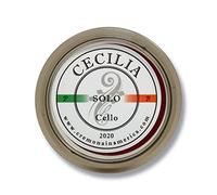 CECILIA 'SOLO' Cello Rosin, Half Cake, Maximum Projection & Articulation, For Cello Bows