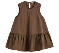 Cecilie Bahnsen Women's Asta Recycled Taffeta Top Soil Brown