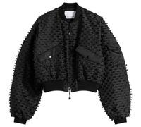 Cecilie Bahnsen Women's Callie Bomber Jacket Black UK 8