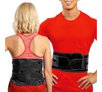 Ceciliec Back Support Brace for Women And Men - Lumbar Belt for Lower Back - Strong Compression Therapy, Pain Relief, Pockets for Heat or Ice Packs