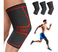 Ceciliec Knee Compression Sleeve Support for Women and Men - Knee Brace for Pain Relief, Fitness, Weightlifting, Hiking, Sports-Single Wrap