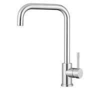 CECIPA Kitchen Faucet, 360 ° Rotatable Stainless Steel Kitchen Faucet, Single Lever Kitchen Mixer Tap for Cold and Hot Adjustable Kitchen