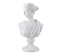 CECKQUE Venus Greek Bust Statue Decor Items Classic Mythology Roman Aphrodite Goddess Sculpture Renaissance Aesthetic Home Decor Accents - Bookshelf, Partition Ornaments (White, 12")