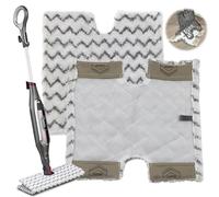 CECOMBINE 2 Pack Steam Mop Pads Replacement, Compatible with Shark Klik n'Flip S6001UK S6003UK、S6005UK Steam Mop Corded Steam Pocket Mop