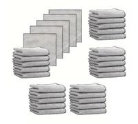 CECOMBINE 30PCS Double Sided Wire Dishwashing Rags, Fiber Rag, Non-Scratch Multipurpose Durable Wire Dishcloth, Two Layer Reusable Kitchen Cleaning Wire Dish Towels Dish Cloths (Silver)