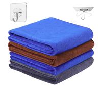 CECOMBINE 4 Pack Microfibre Towel Sports Fast Drying for Gym, 75x35cm Durable Fast Drying Gym Towels Reusable Drying Towel for Men Women, Sports Super Absorbent Towel for Travel, Gym - 3 Colors
