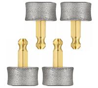 CECOMBINE 4pcs Dog Nail Grinder Replacement Heads, Nail Grooming Tool Pet Nail Grinder Diamond Tip Replacement, for Large Medium and Small Dogs Compatible