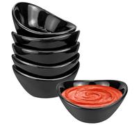 CECOMBINE 6 Pack Ceramic Dipping Bowls, 2.7 Oz Porcelain Dipping Sauce Dishes Dip Pinch Bowl, Soy Sauce Dishes Mini Bowls for Charcuterie Board Sushi, Tomato Sauce, Salad Dressing, BBQ