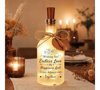 CECOMBINE Engagement Gifts, Warmhearted Bottle Light,LED Bottle Decorative Light,Wedding Gifts for Bride and Groom, Wedding Gift for Wife Girlfriend Fiancee for Happiness and Love,Engagement Presents