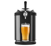 Cecotec Beer Dispenser BeerFlow Steel 5000, 65 W, Temperature Range from 2 to 12 °C, Universal Pressure Barrels 5 L, LED Temperature Display, Carry Handle, Non-Slip