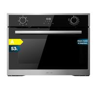 Cecotec Bolero Hexa M224500 Edge A. 2600W, 53L, 7 Functions, Grill, Ventilated Heat, Convection, Defrost, Steam Base X2, Steam EasyClean, Steam Assist