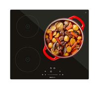 Cecotec Bolero Squad I 3200 Induction Plate 3 Burners Maximum Power 7200 W with 9 Power Levels, Booster Function, Invisible Touch Slider Control, Child Lock