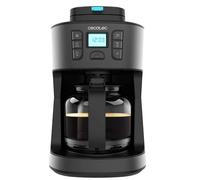 Cecotec Coffee 66 Grind & Drop Drip Coffee Makers. 1086 W, Blade Grind, Up to 12 Cups, Extremearoma Technology, Digital Drip Coffee Maker, Stainless Steel, Automatic Shut-Off