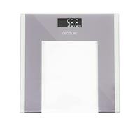 Cecotec Digital Surface Precision Health Bathroom Scale, Tempered Glass Platform, 30 x 30 cm, Inverted LCD Display, Maximum Capacity 180 kg, Extra Flat Design, Includes Tape Measure