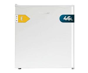 Cecotec GrandCooler Mini Refrigerator 20000 L SilentCompress White E. Capacity 46L, customizable door, energy class E, compact 48x45x48.7 cm. Ideal for small spaces!