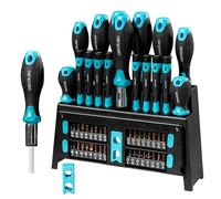 Cecotec HardGyro 510 Magnetic Screwdriver Set, Steel CR-V, 32 Bits S2, Bit Holder Screwdriver with Ratchet, Magnetizer, 8 Precision Screwdrivers, Holder Included