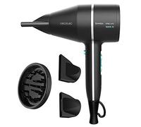 Cecotec Ionico Bamba IoniCare 5500 PowerStyle Hair Dryer with AC Motor Design, Large Air Flow with Real Ions, Perfect Colour System, with Diffuser and Professional Accessories (Black)