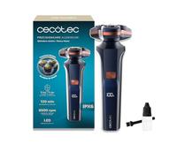 Cecotec PrecisionCare Aluminium Rotary Razor Blades for Long and Short Hair, Smart LED Display, 2 Speed, 8500 RPM, 2 Hour Runtime, Magnetic Head and Titanium Coated