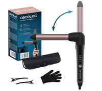 Cecotec SurfCare TwistWaves Manual Cable Curlers 25mm Rizador with a 90 Degree codo, Thermal guante, estuche and 2 Clips for Comfort of use