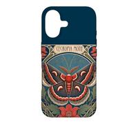 Cecropia Moth Magnificent Art Nouveau Insect Case for iPhone 17