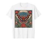Cecropia Moth Magnificent Art Nouveau Insect Value Graphic T-Shirt, Men, White, L