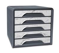 CEP Mineral Marble Smooth 5 Drawer Module Grey 1071111611