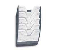 CED Cep Wall Display With 5 Compartments And Vertical Document Storage Stand Format 24 X 32 Cm Grey Marble Print