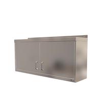CED Stainless Steel Wall Cupboard 2 Hinged Doors 900mm (W) x 300mm (D) (Each)