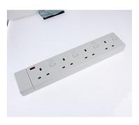 CED TS4213IS Extension Lead, 4-Way, White